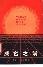 成名之前