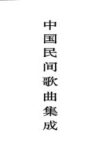 中国民间歌曲集成 新疆卷 下