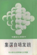 中国新文学丛刊 8 赵友培自选集