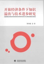 开放经济条件下知识溢出与技术进步研究