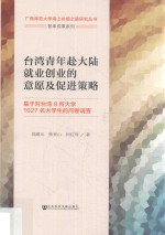 台湾青年赴大陆就业创业的意愿及促进策略