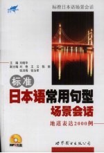 标准日本语常用句型场景会话 地道表达2000例