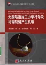 大跨隧道施工力学行为及村砌裂缝产生机理