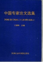 中国专家论文选集