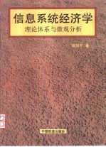 信息系统经济学 理论体系与微观分析