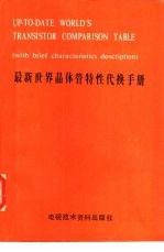 最新世界晶体管特性代换手册
