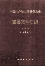 中国共产党吉林省委员会 重要文件汇编 第10册 1959年