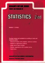 SCHAUM'S OUTLINE OF%THEORY AND PROBLEMS OF STATISTICS SECOND EDITION