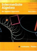 INTERMEDIATE ALGEBRA AN APPLIED APPROACH THIRD EDITION