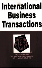 INTERNATIONAL BUSINESS TRANSACTIONS IN A NUTSHELL FIFTH EDITION