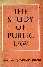 THE STUDY OF PUBLIC LAW