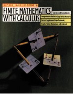 HARPERCOLLINS COLLEGE OUTLINE FINITE MATHEMATICS WITH CALCULUS