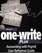 ONE-WRITE PLUS 4.5---USER'S GUIDE