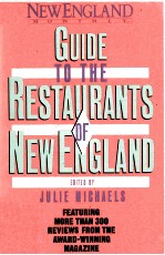 NEW ENGLAND MONTHLY GUIDE TO THE RESTAURANTS OF NEW ENGLAND
