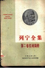 列宁全集第2卷名词简释