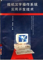 微机汉字操作系统实用开发技术