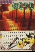 名言妙语钢笔字帖