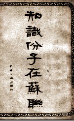 知识分子在苏联