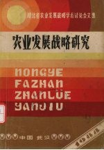 农业发展战略研究