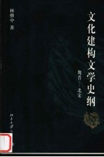 文化建构文学史纲 魏晋-北宋
