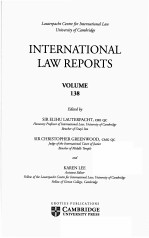 INTERNATIONAL LAW REPORTS VOLUME 138