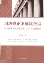 刑法修正案解读全编 根据《刑法修正案(九)》全新阐释