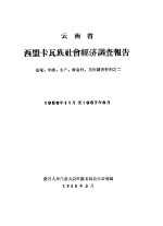 云南省西盟卡佤族社会经济调查报告
