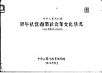 中华人民共和国历年私营商业饮食业变化情况 1950年至1956年上半年