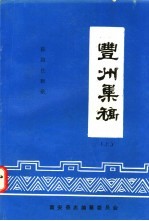 清光绪甲辰年 陈国仕辑录 丰州集稿 上、下