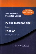 PUBLIC INTERNATIONAL LAW STATUTES FIRST EDITION