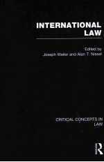 INTERNATIONAL LAW CRITICAL CONCEPTS IN LAW VOLUME II