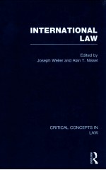 INTERNATIONAL LAW CRITICAL CONCEPTS IN LAW VOLUME III