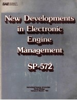 NEW DEVELOPMENTS IN ELECTRONIC ENGINE MANAGEMENT SP-572
