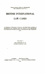 BRITISH INTERNATIONAL LAW CASES VOLUME 4