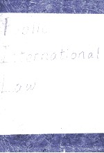 PUBLIC INTERNATIONAL LAW