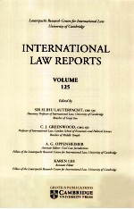 INTERNATIONAL LAW REPORTS VOLUME 125