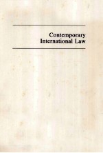 CONTEMPORARY INTERNATIONAL LAW:A CONCISE INTRODUCTION