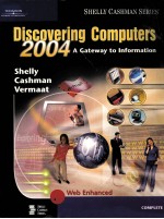 DISCOVERING COMPUTERS 2004 A GATEWAY TO INFORMATION