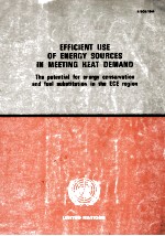 EFFICIENT USE OF ENERGY SOURCES IN MEETING HEAT DEMAND:THE POTENTIAL FOR ENERGY CONSERVATION AND FUE