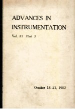 ADVANCES IN INSTRUMENTATION VOLUME 37