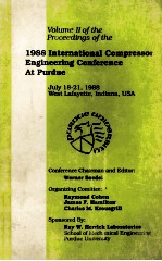 PROCEEDINGS OF THE 1988 INTERNATIONAL COMPRESSOR ENGINEERING CONFERENCE-AT PURDUE VOLUME 2