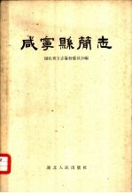 咸宁县简志