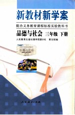 新教材新教案 品德与社会 三年级 下