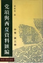 党项与西夏资料汇编 中 第3册