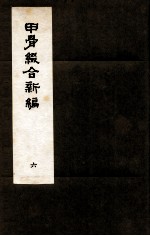 甲骨缀合新编 6