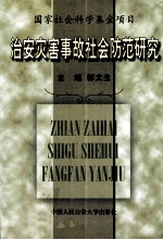 治安灾害事故社会防范研究