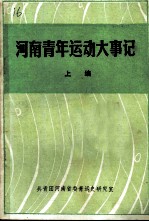 河南青年运动大事记