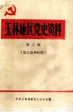 玉林地区党史资料 第3辑