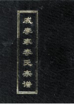 戚李家李氏宗谱 卷首