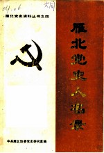 雁北党史人名录